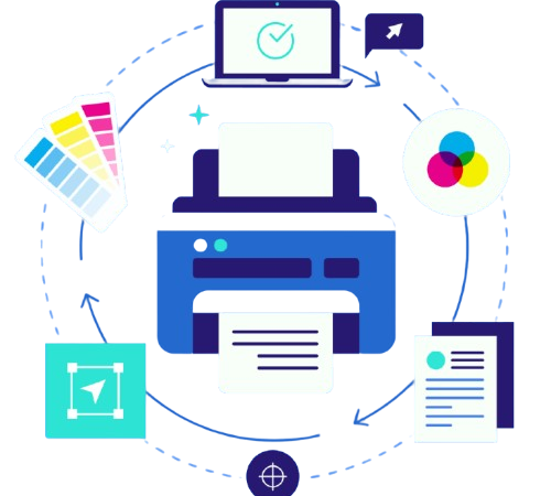 ilustrasi cetak dan digitalisasi buku